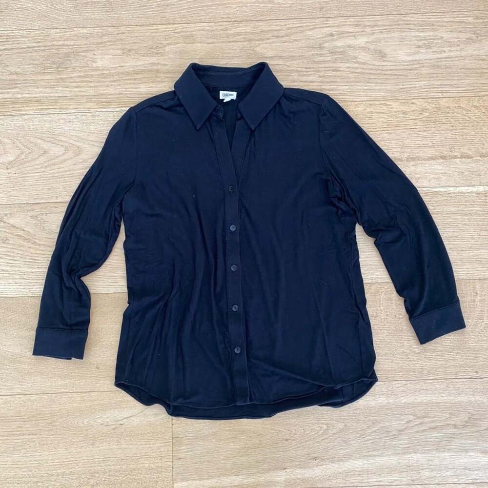L'Agence - Leah Shirt in Black